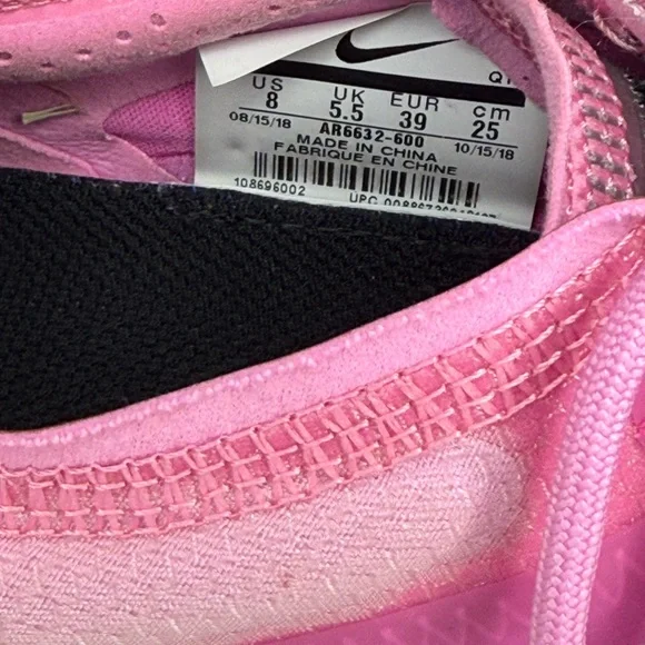 Pink Nike Women’s  Vapormax Shoes - Picture 6 of 10